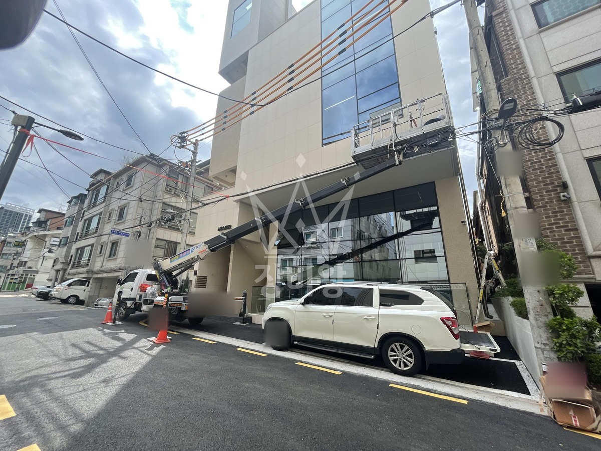서울 강남구 역삼동 1톤 스카이차 Cctv2대 설치 작업사진 2