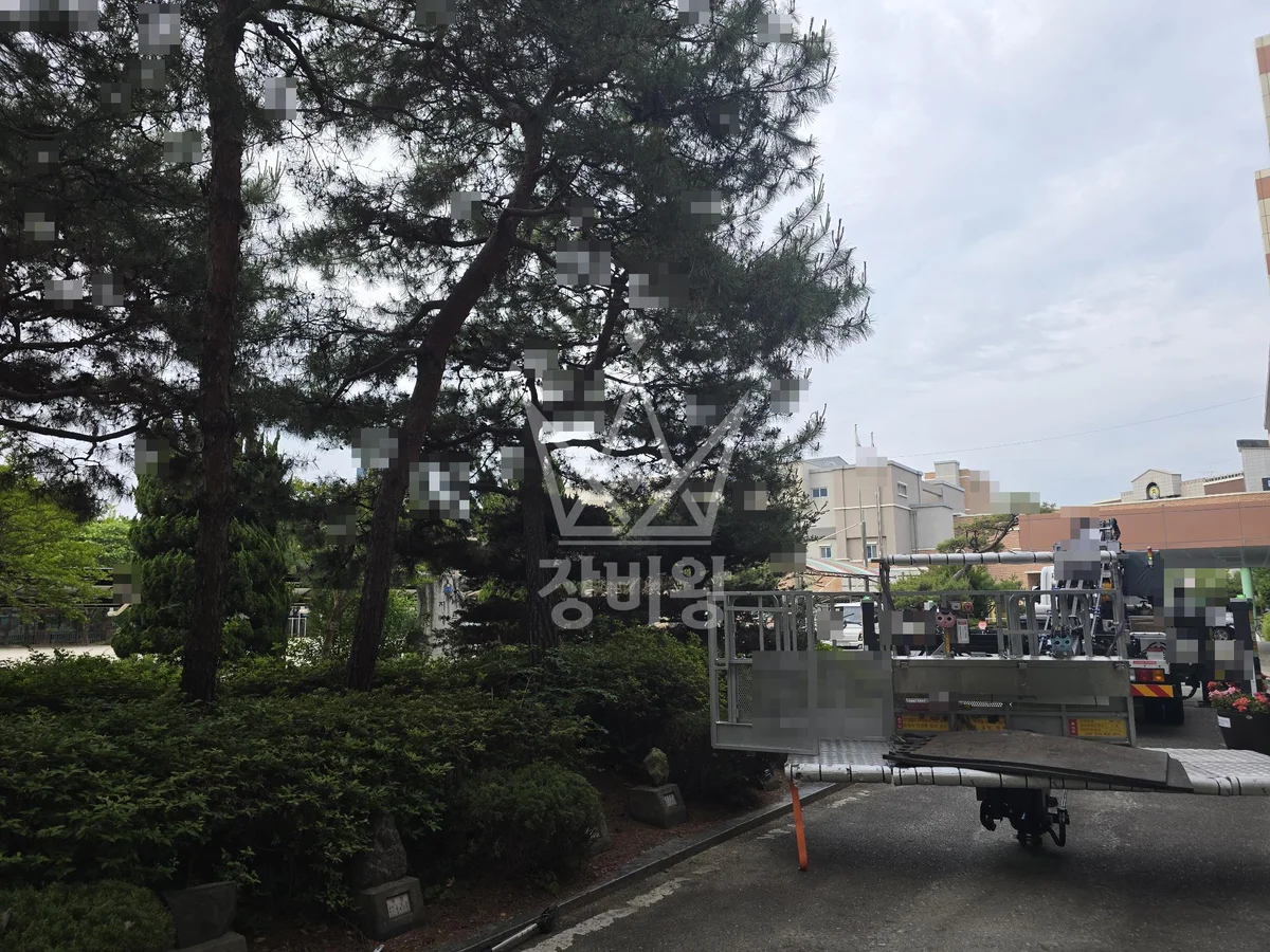 대전 서구 만년동 3.5톤 스카이차 작업 현장 도착사진