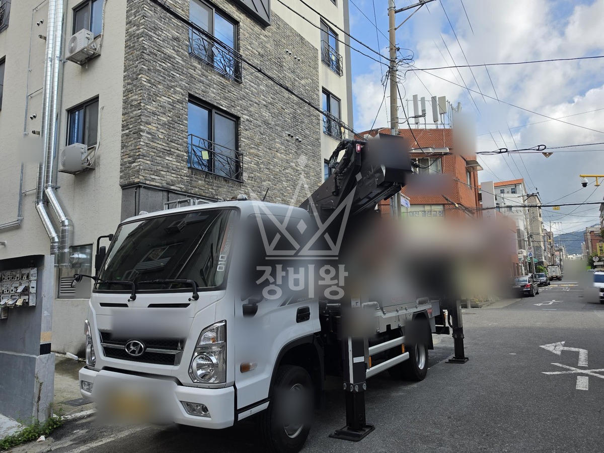 대전 동구 용전동 3.5톤 스카이차 간판 작업사진 3