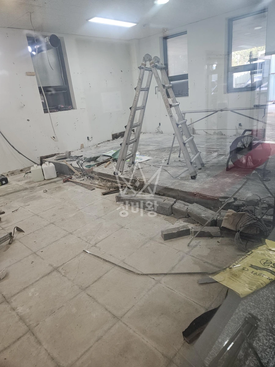 경기 가평군 설악면 포크레인(굴착기) 작업 현장 도착사진
