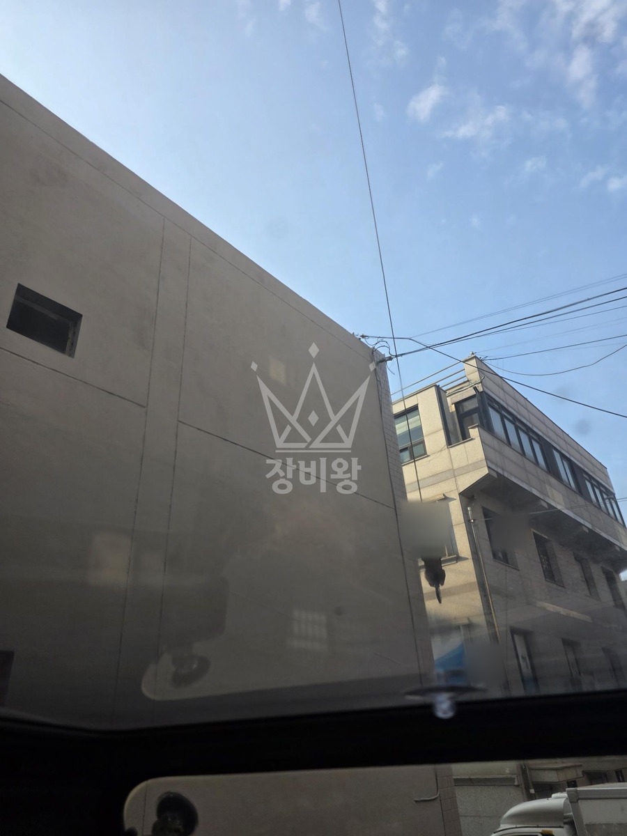 서울 은평구 구산동 13톤 크레인 3층높이 자재양중 작업완료사진 1