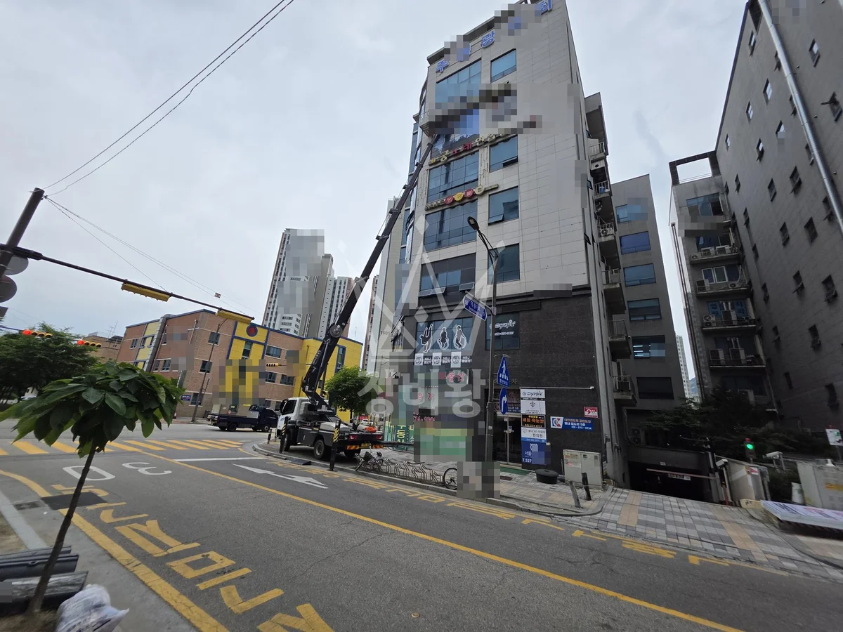 경기 남양주시 별내동 3.5톤 스카이차 간판 작업사진 3