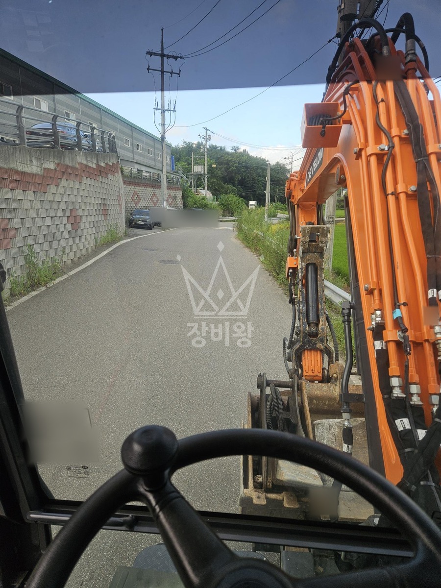 경기 양주시 남면 포크레인(굴착기) 작업 현장 도착사진