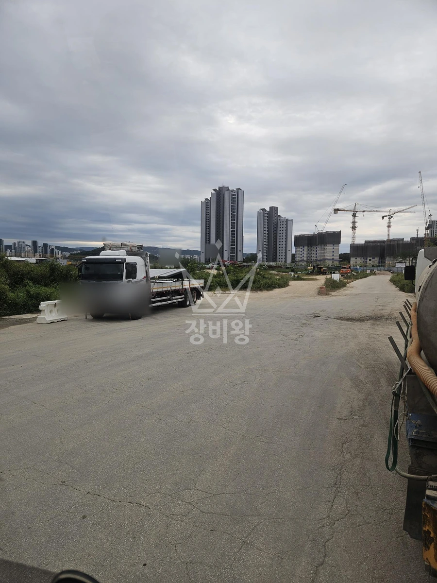 경기 양주시 회정동 포크레인(굴착기) 작업 현장 도착사진