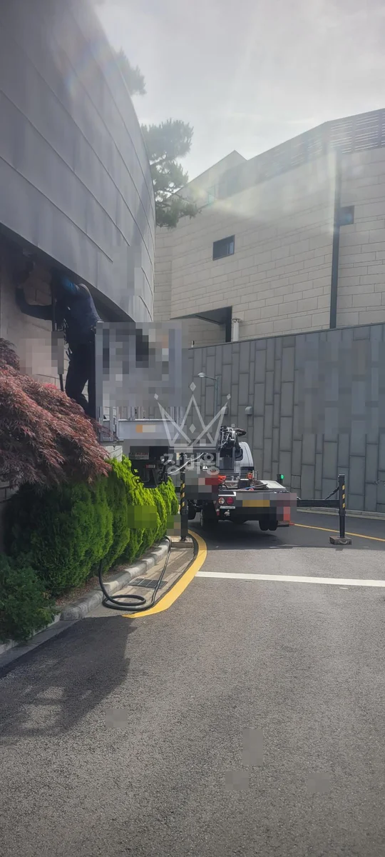 서울 용산구 한남동 1톤 스카이차 cctv작업 작업사진 3