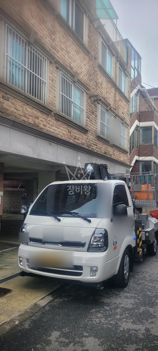 서울 마포구 망원동 1톤 스카이차 작업 현장 도착사진