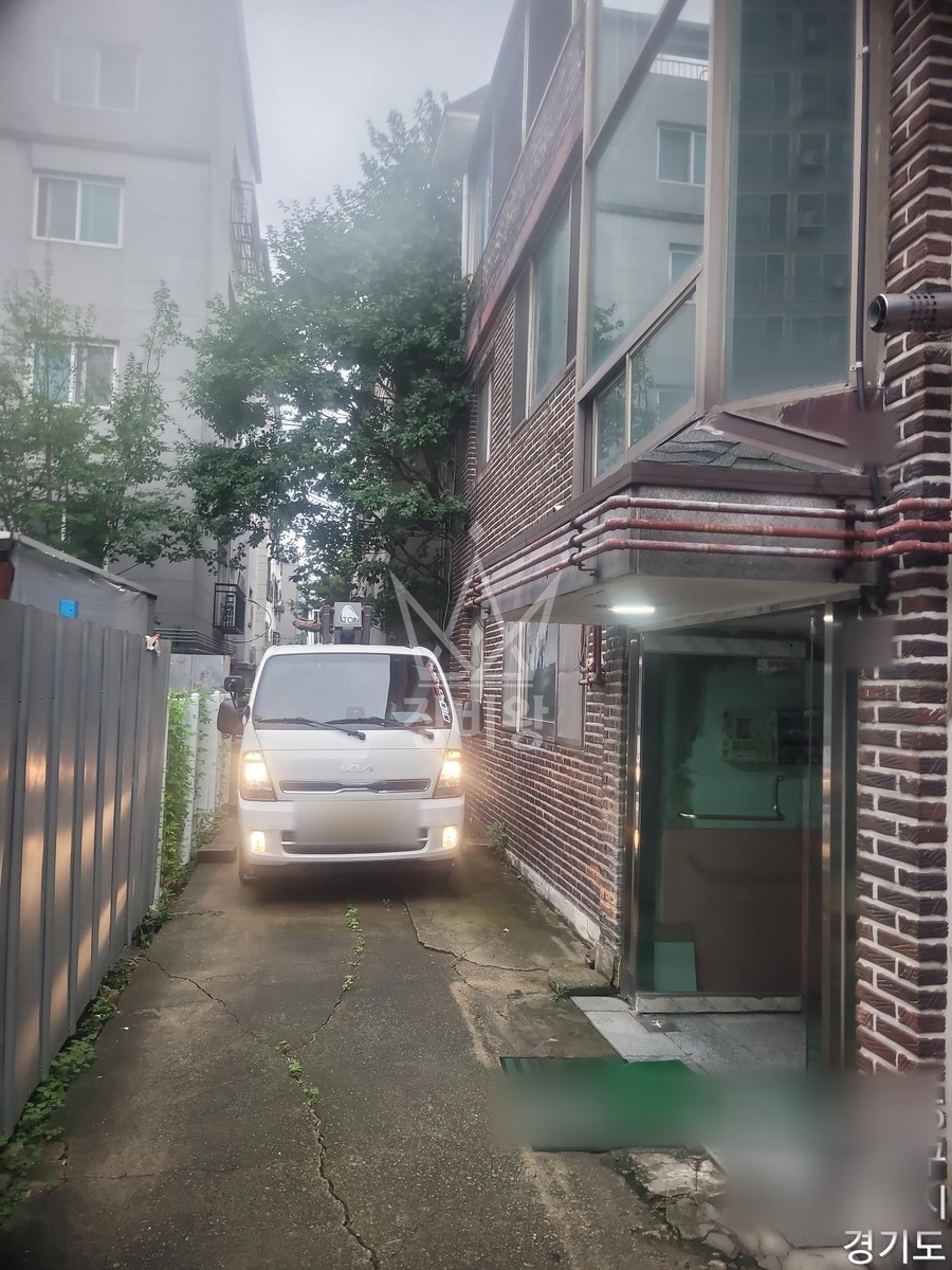 서울 서대문구 창천동 1톤 스카이차 작업 현장 도착사진