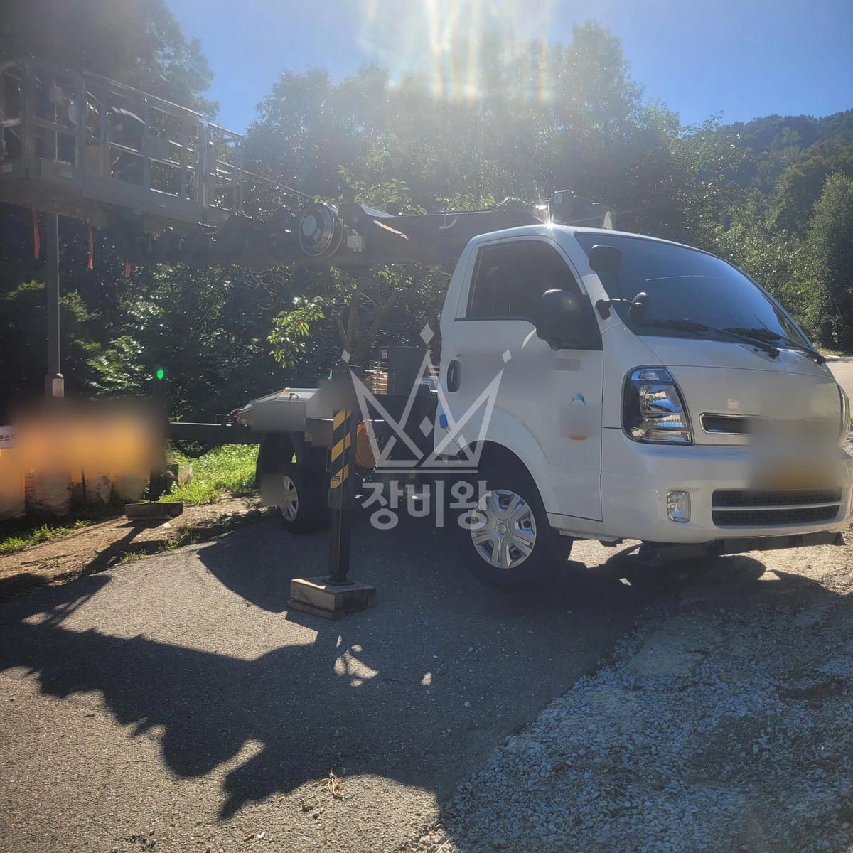 경기 양평군 청운면 1톤 스카이차 cctv 설치 작업사진 2