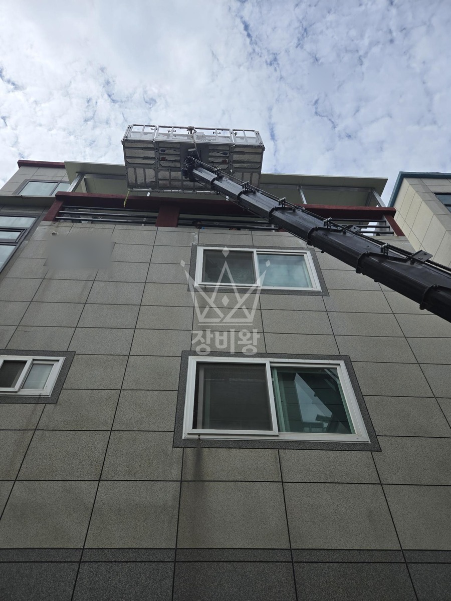 울산 울주군 온양읍 2.5톤 스카이차 샤시양중 작업사진 1
