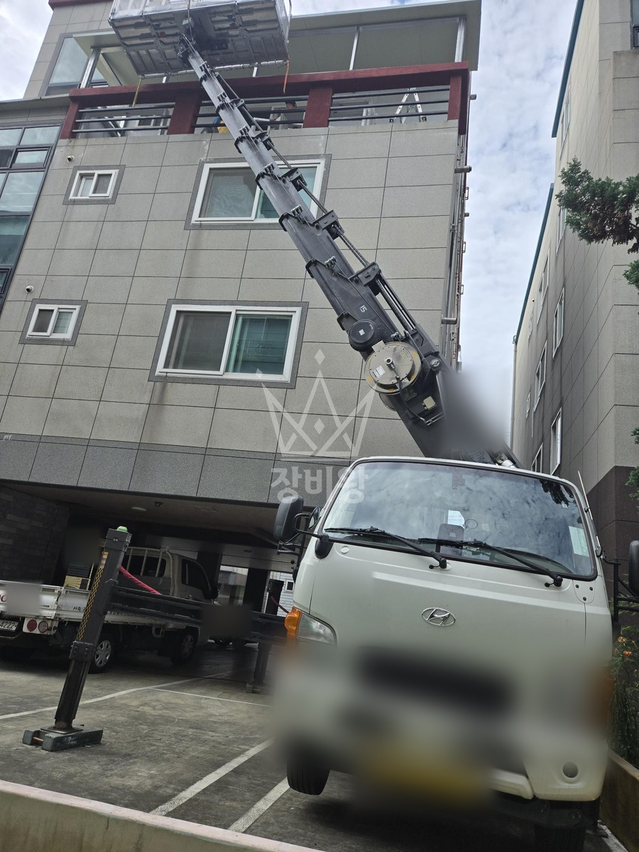 울산 울주군 온양읍 2.5톤 스카이차 샤시양중 작업사진 2