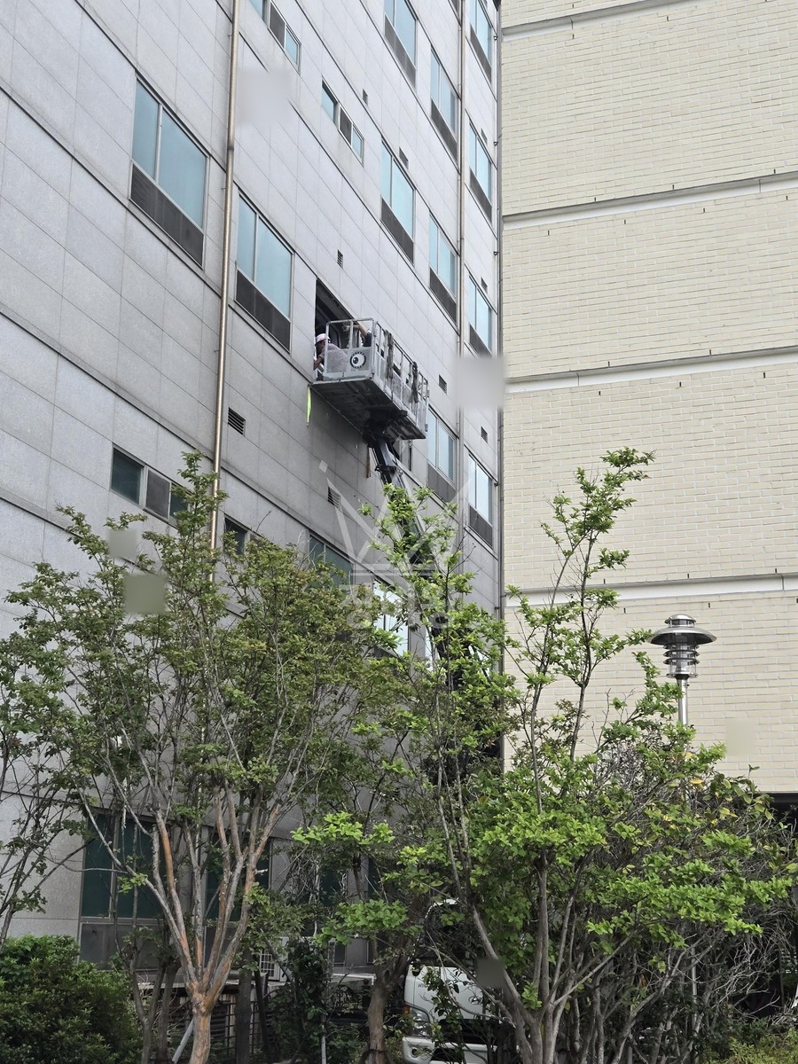 부산 강서구 송정동 2.5톤 스카이차 샤시교체 작업사진 3