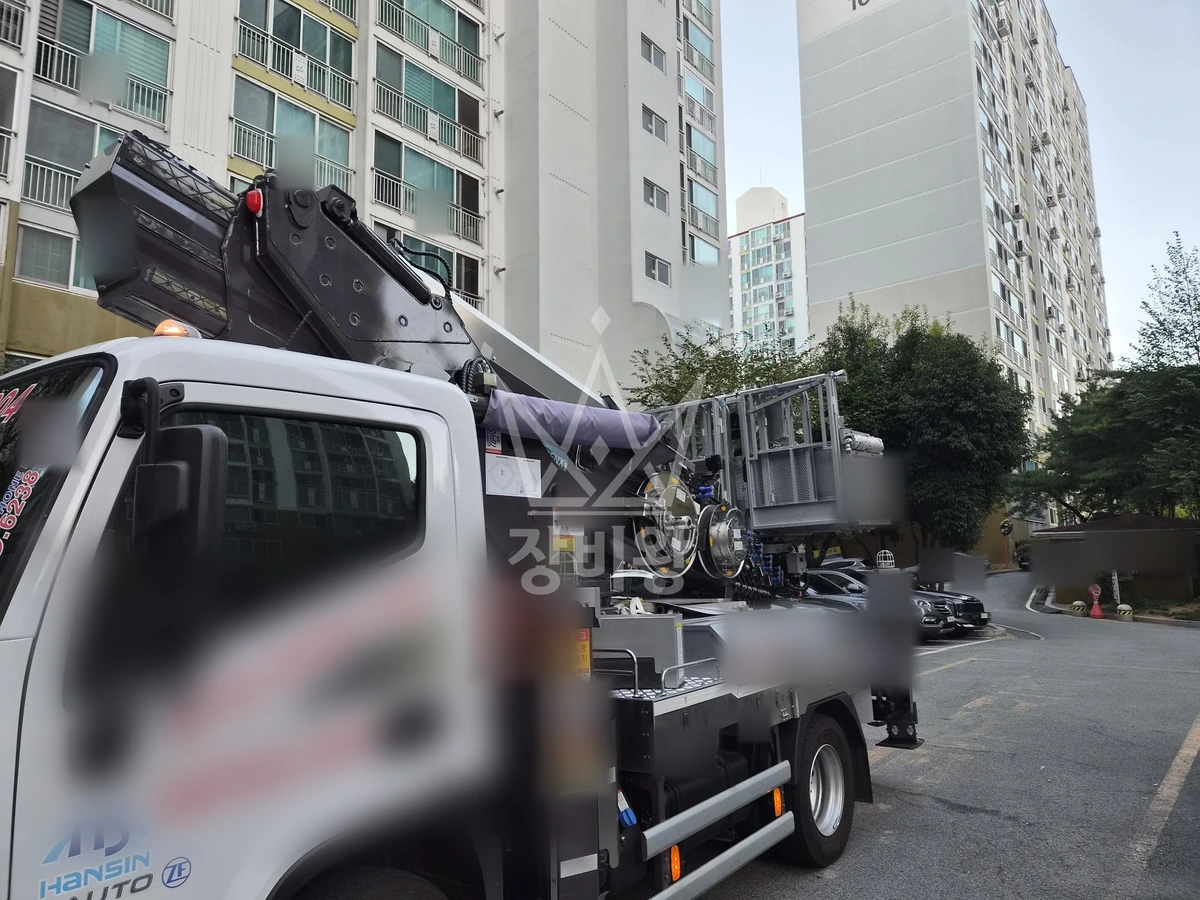 경남 창원시 성산구 대방동 3.5톤 스카이차 작업 현장 도착사진