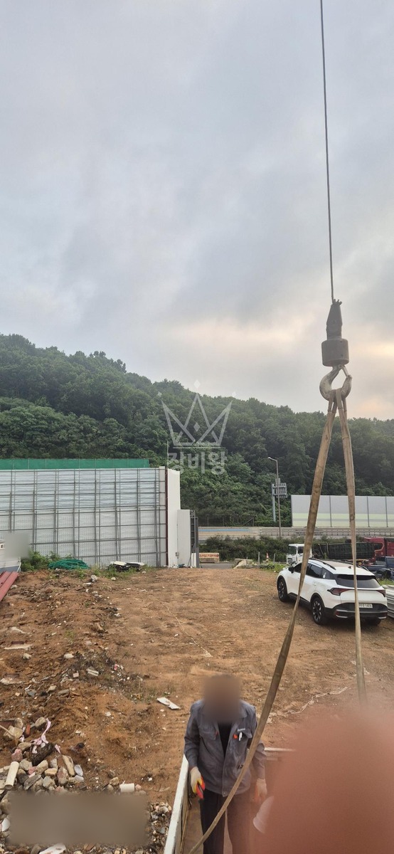 경기 화성시 남양읍 5톤 크레인 작업 현장 도착사진