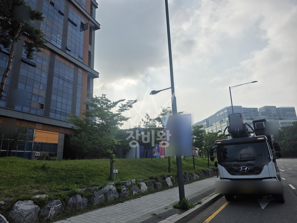 경기 하남시 풍산동 17톤 스카이차 작업 현장 도착사진