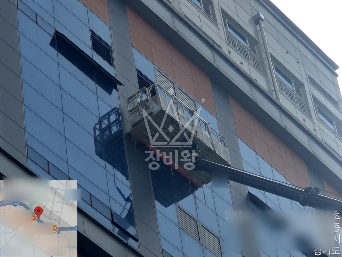 경기 하남시 풍산동 17톤 스카이차 덕트제거 작업사진 2