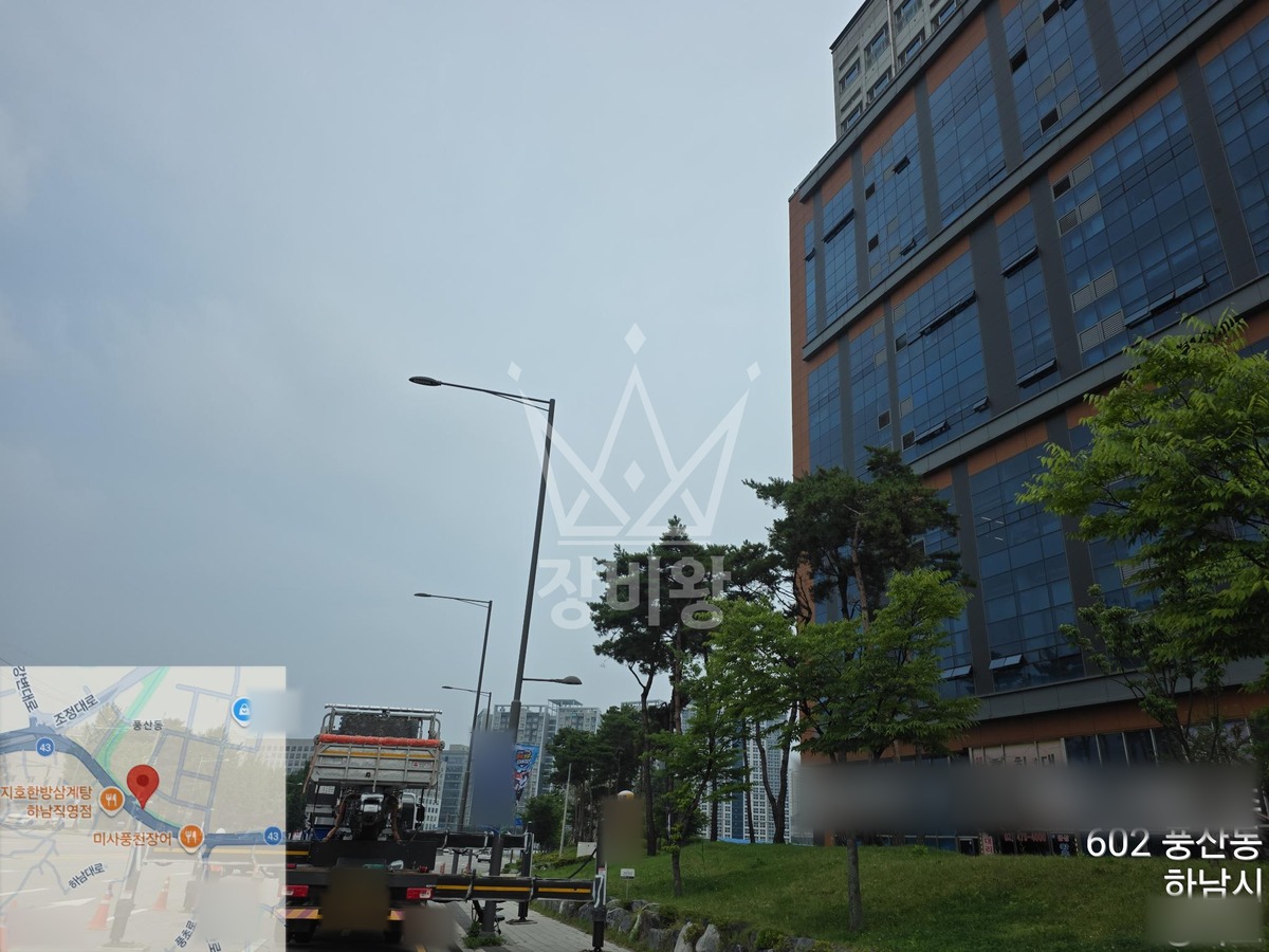 경기 하남시 풍산동 17톤 스카이차 덕트제거 작업완료사진 1