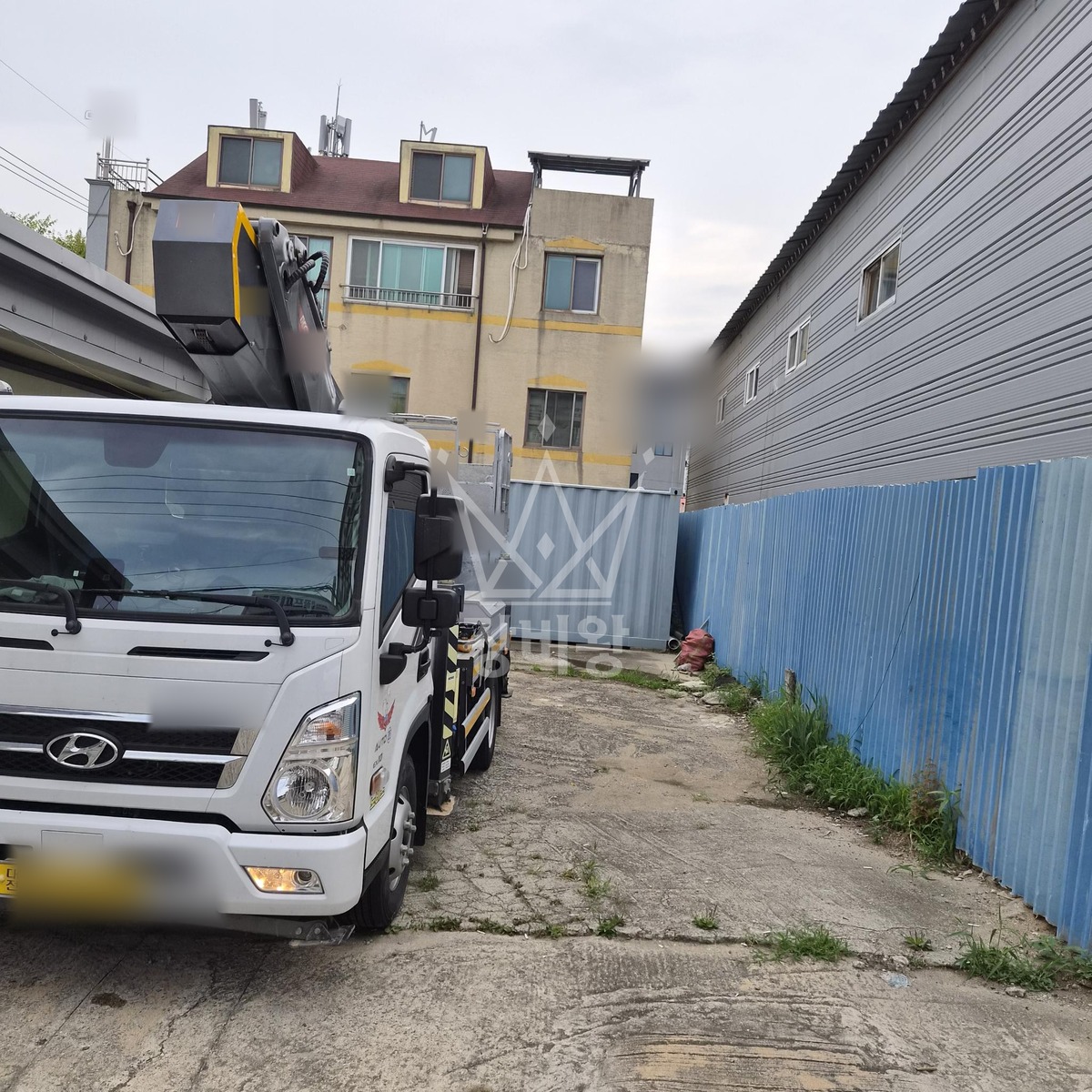 대전 대덕구 덕암동 3.5톤 스카이차 작업 현장 도착사진
