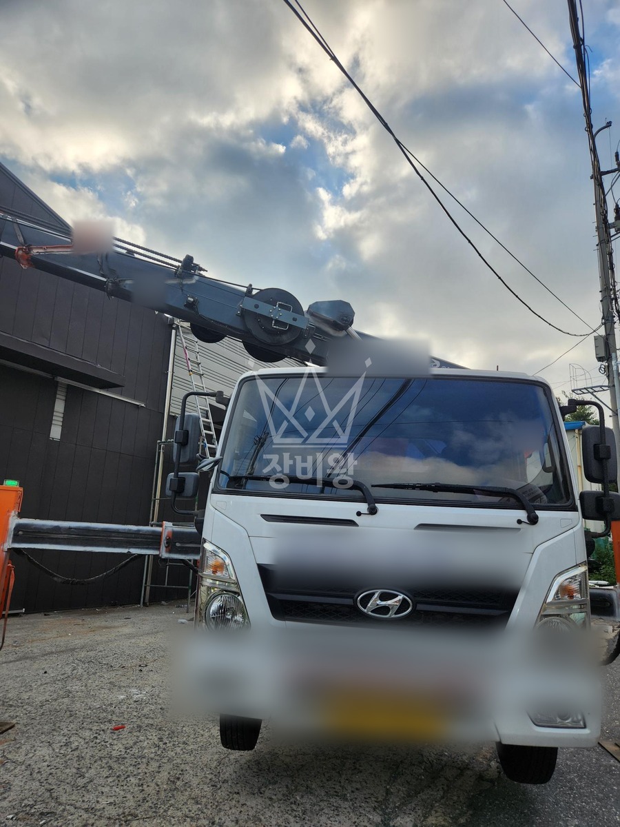 대전 대덕구 덕암동 3.5톤 스카이차 외벽작업 작업사진 2