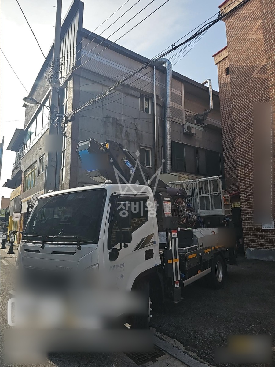 충북 충주시 대소원면 3.5톤 스카이차 작업 현장 도착사진