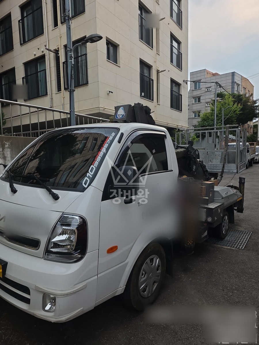 서울 용산구 효창동 1톤 스카이차 작업 현장 도착사진