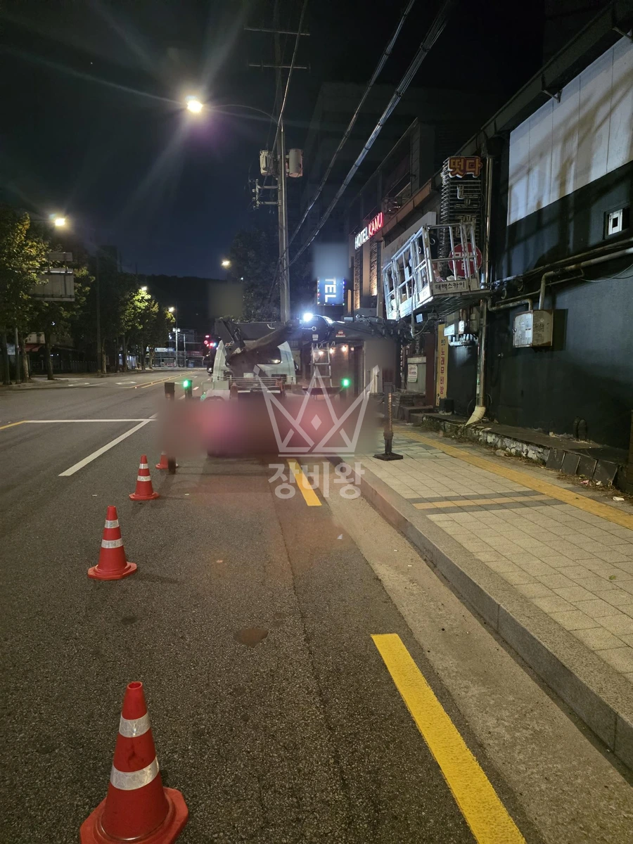 서울 노원구 상계동 1톤 스카이차 간판 작업사진 3