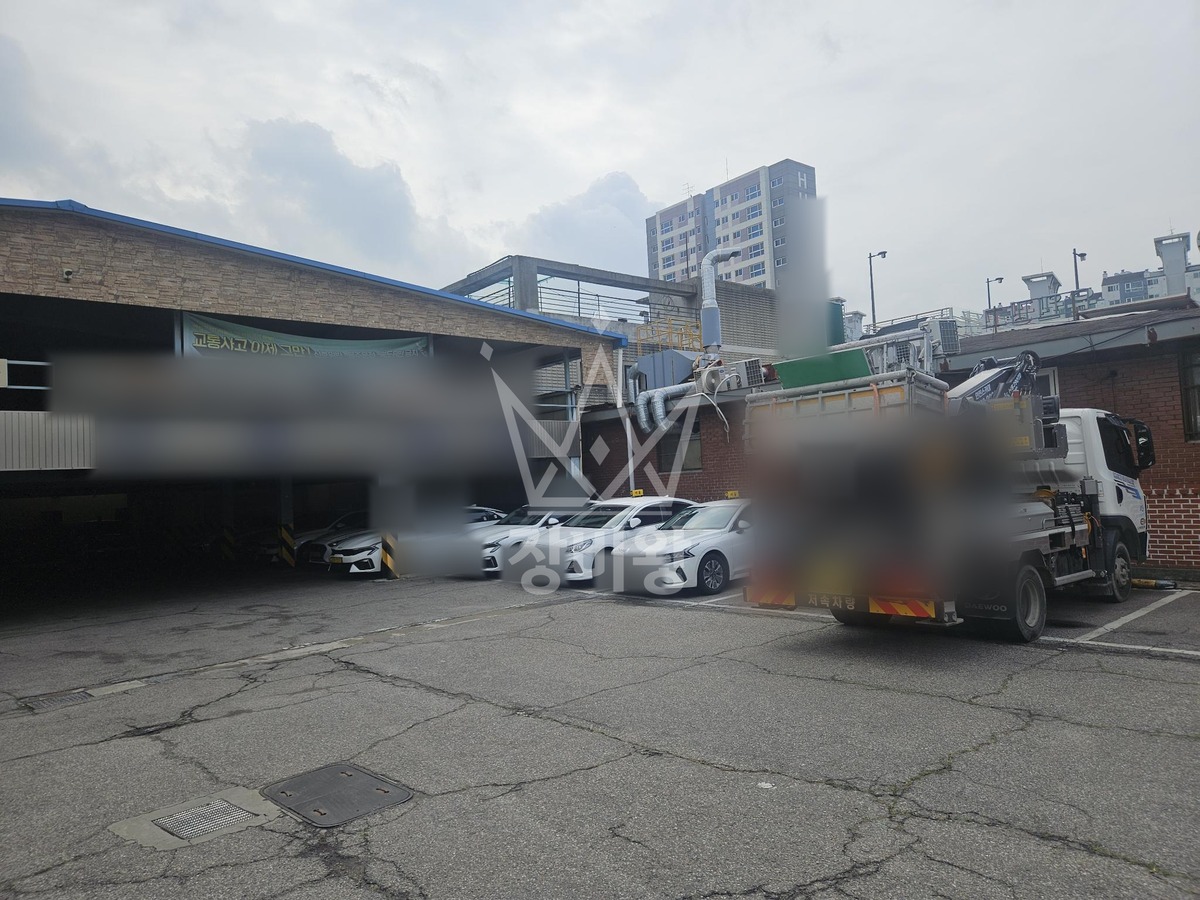 서울 양천구 신월동 3.5톤 스카이차 작업 현장 도착사진
