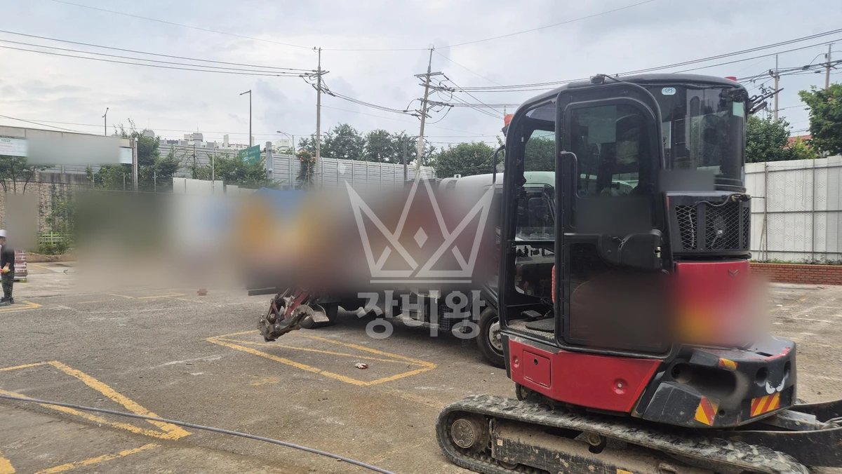 서울 영등포구 문래동4가 포크레인(굴착기) 작업 현장 도착사진