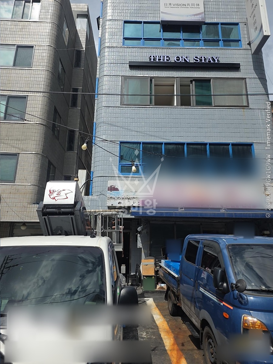 서울 종로구 종로4가 1톤 스카이차 바간판작업 작업완료사진 1