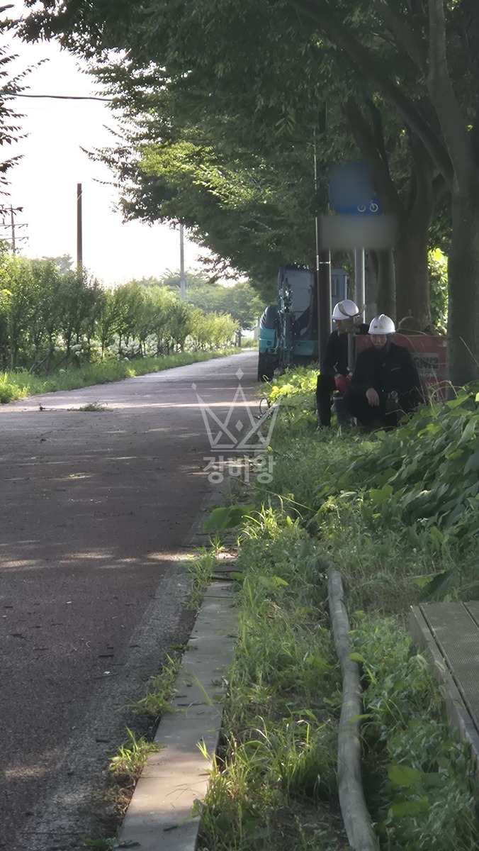 경기 평택시 오성면 포크레인(굴착기) 파일자재이동 작업사진 1
