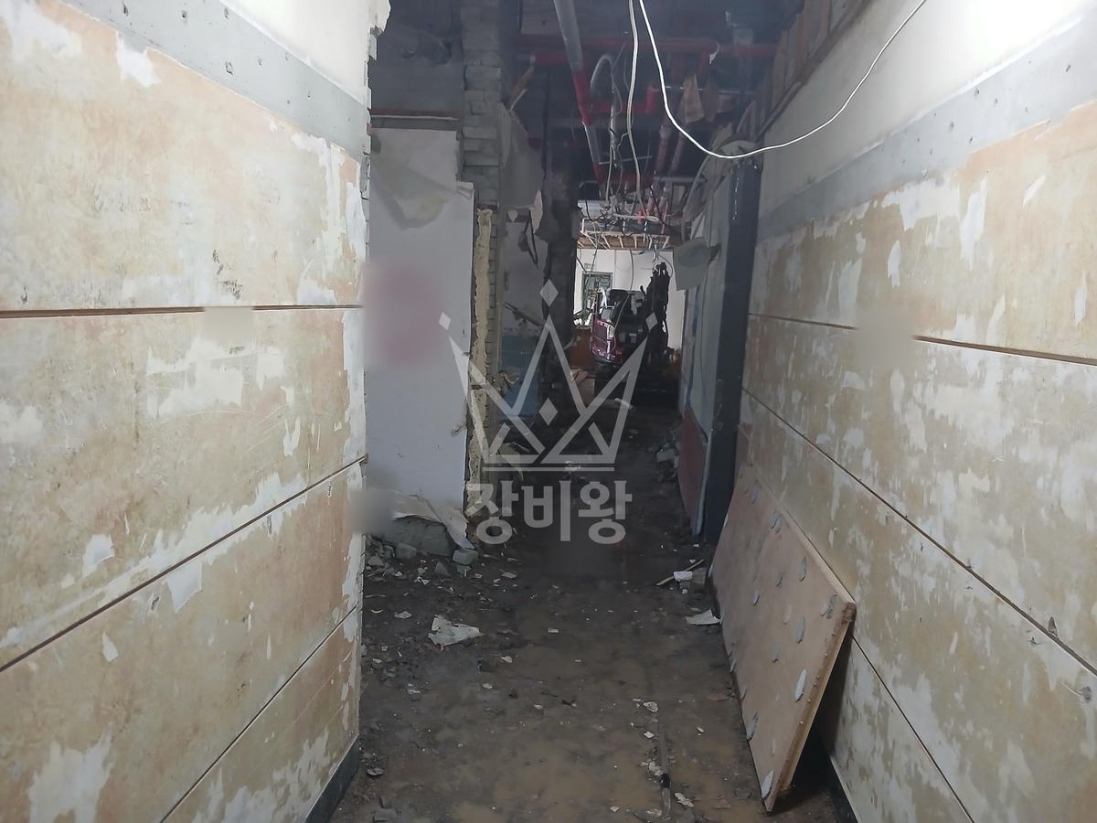 경북 청도군 각북면 포크레인(굴착기) 작업 현장 도착사진
