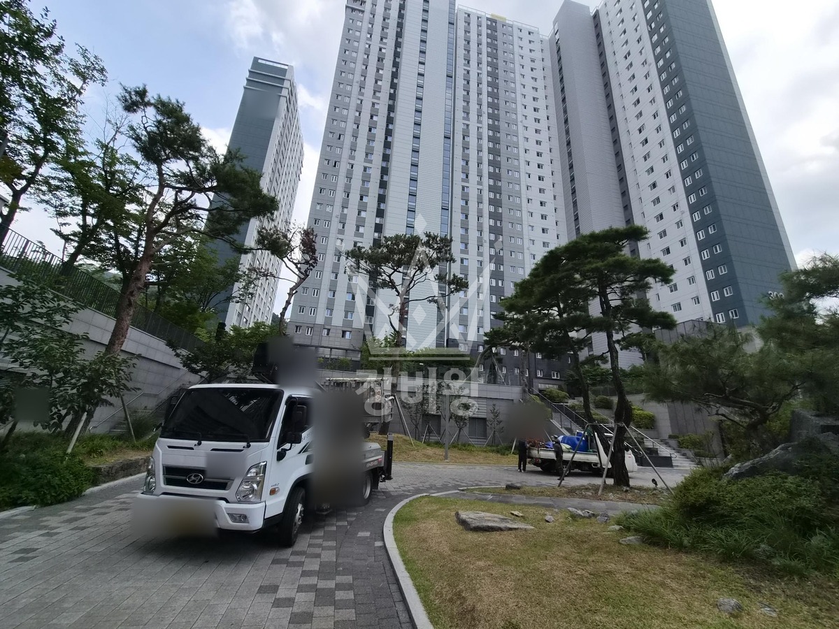 경기 하남시 감이동 3.5톤 스카이차 작업 현장 도착사진
