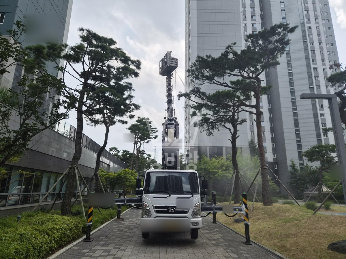 경기 하남시 감이동 3.5톤 스카이차 수목방재 작업사진 3