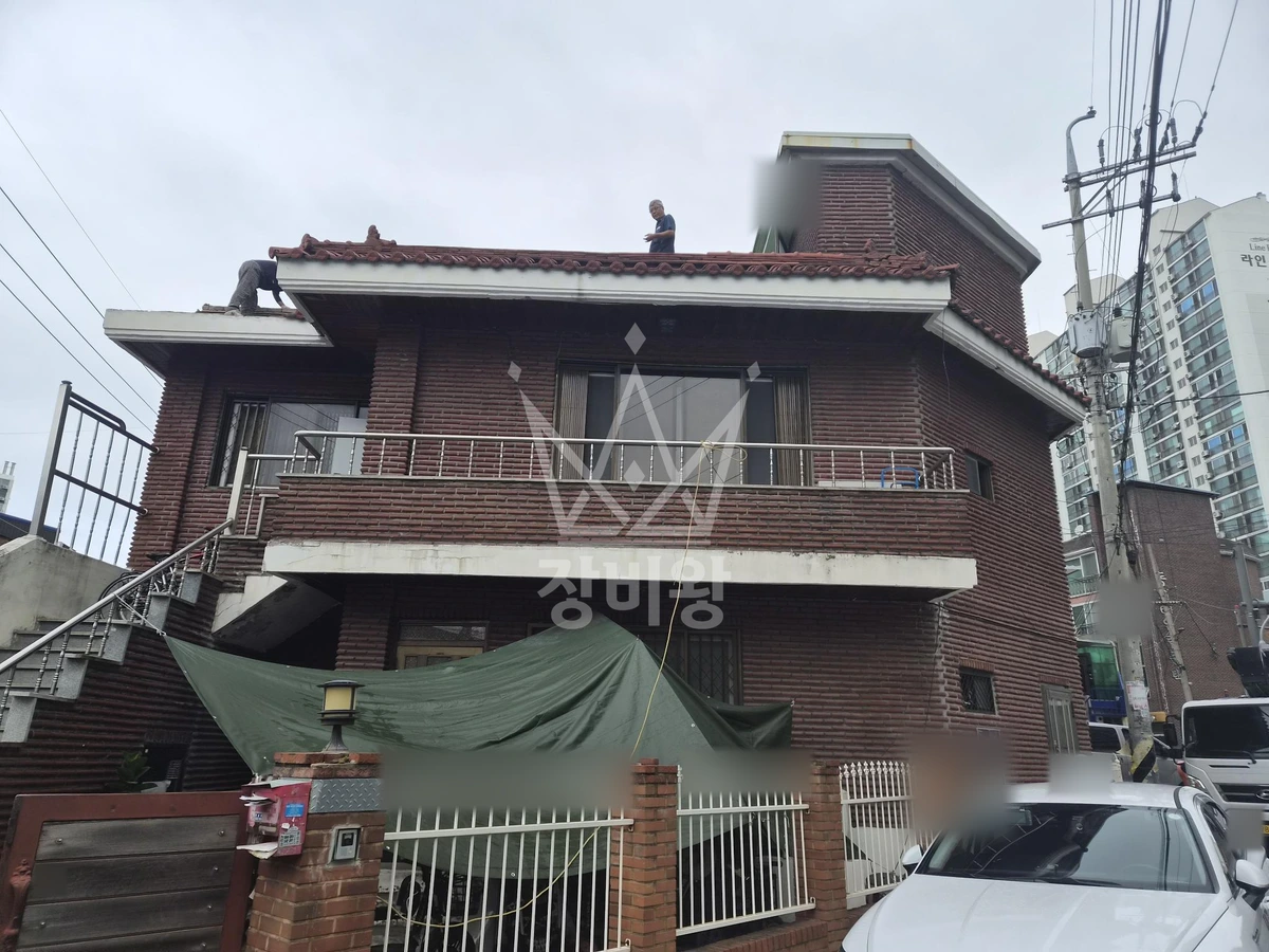 경기 하남시 덕풍동 3.5톤 스카이차 작업 현장 도착사진