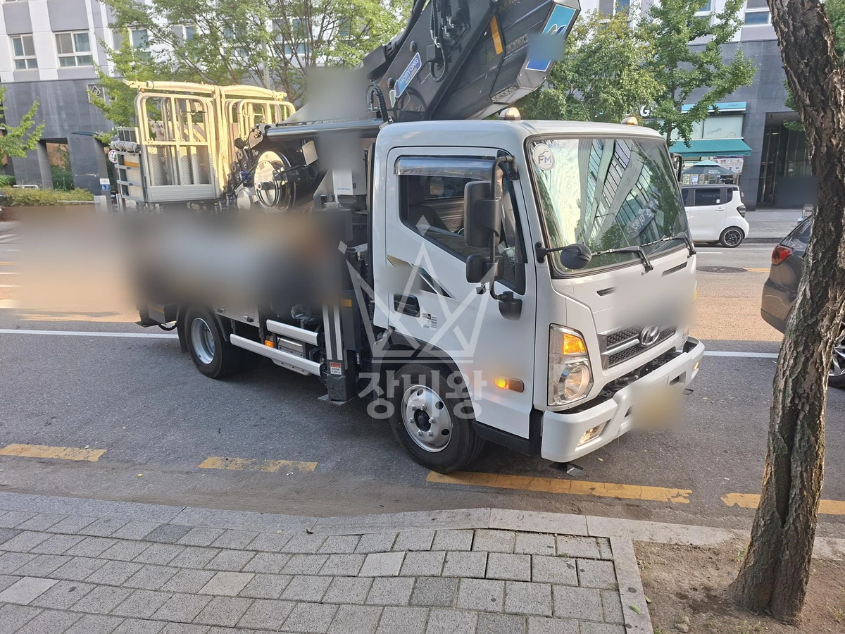경기 안산시 단원구 초지동 3.5톤 스카이차 작업 현장 도착사진