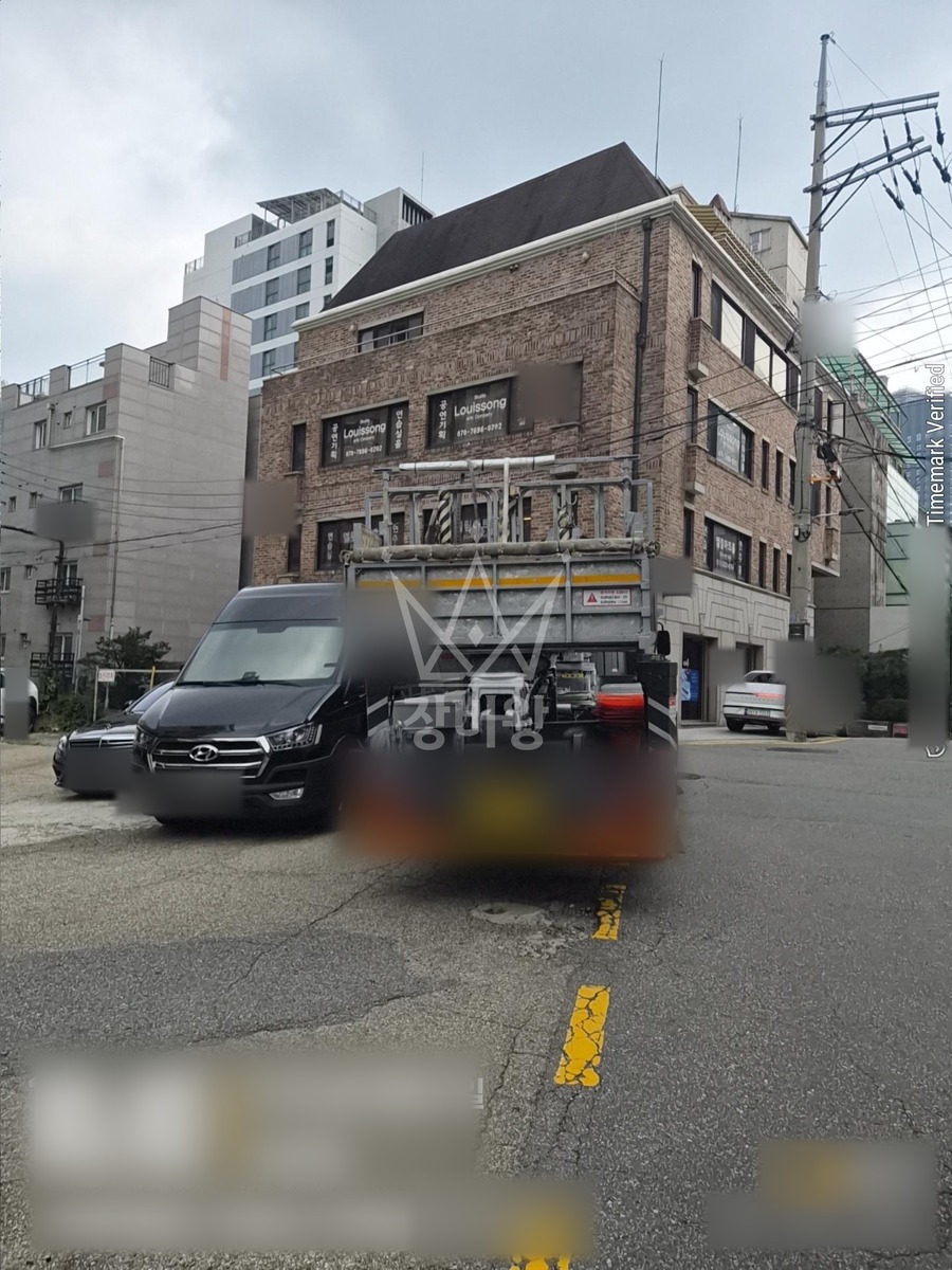 서울 서초구 서초동 3.5톤 스카이차 작업 현장 도착사진