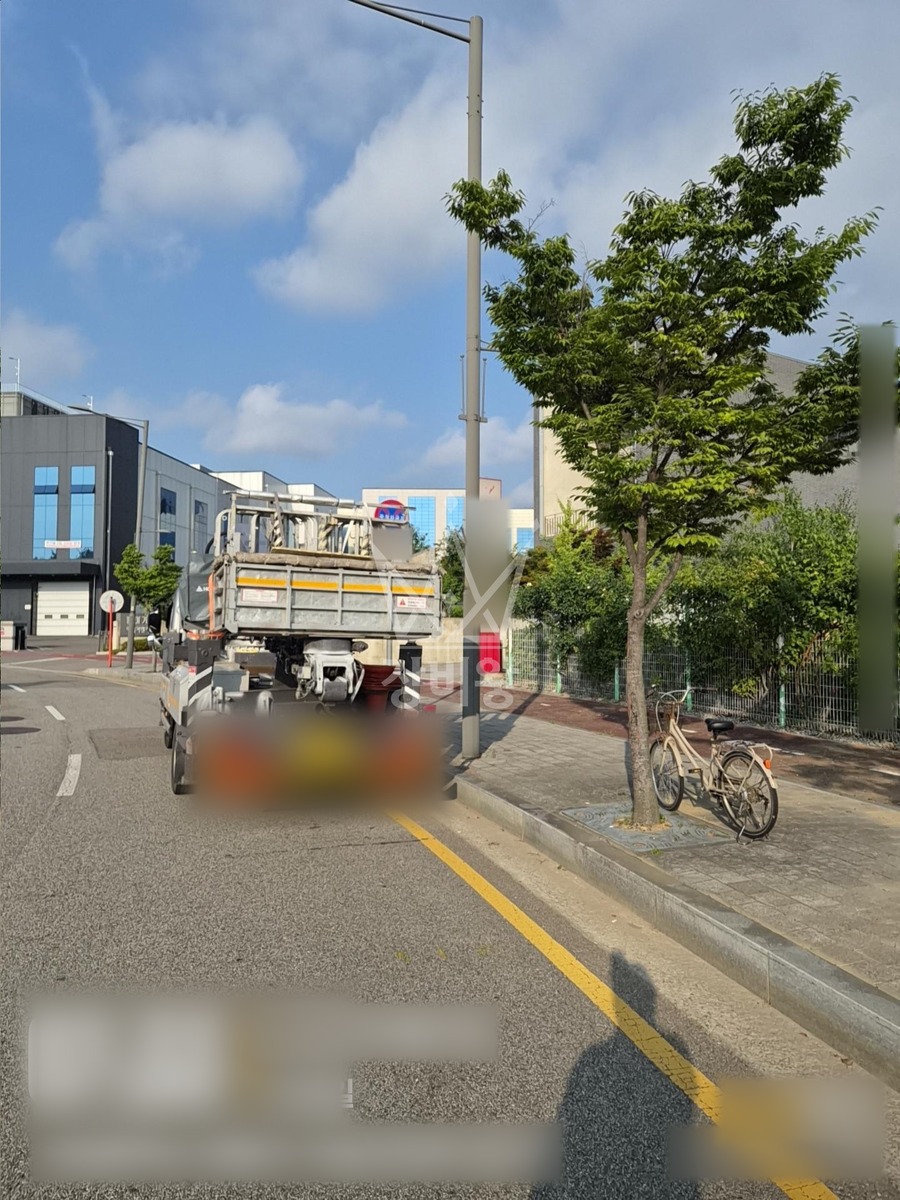 인천 계양구 서운동 3.5톤 스카이차 작업 현장 도착사진