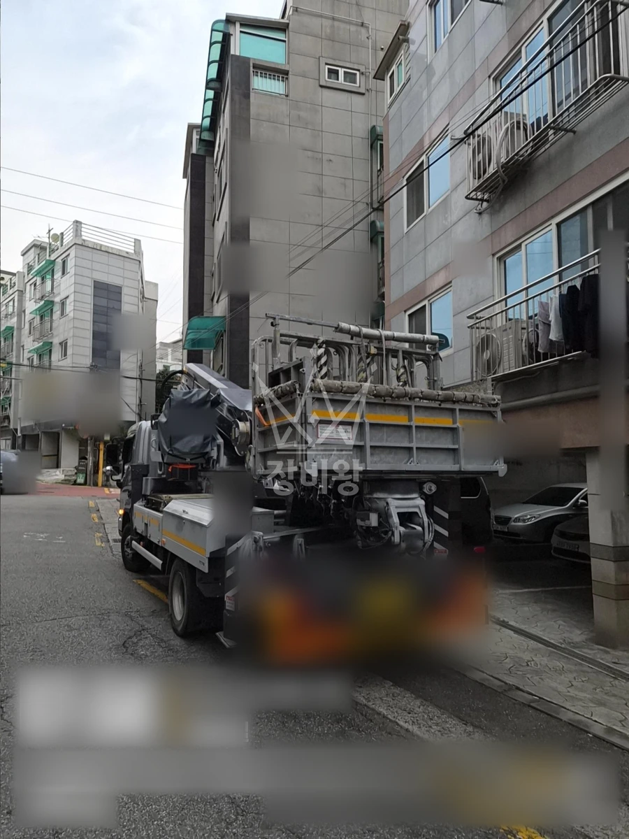 서울 은평구 갈현동 3.5톤 스카이차 작업 현장 도착사진