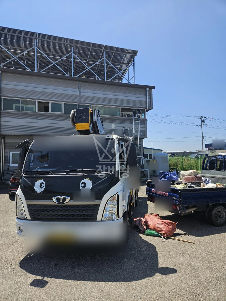 경기 화성시 효행구 정남면 3.5톤 스카이차 작업 현장 도착사진