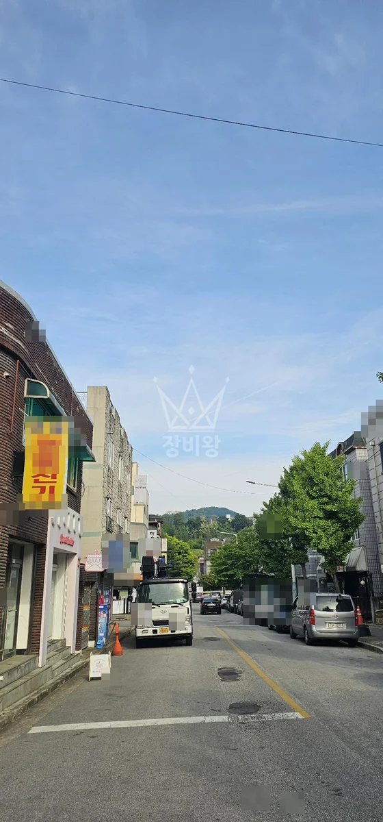 강원 원주시 단계동 5톤 크레인 작업 현장 도착사진