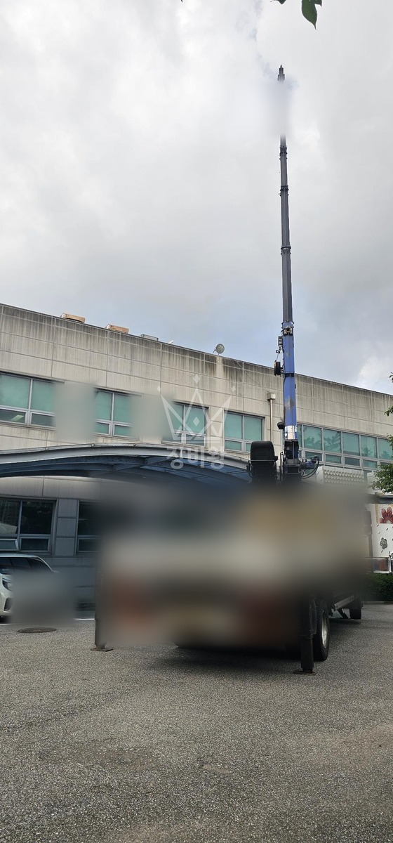 경기 광주시 곤지암읍 5톤 크레인 에어컨실외기 내리고 올리고 작업완료사진 1