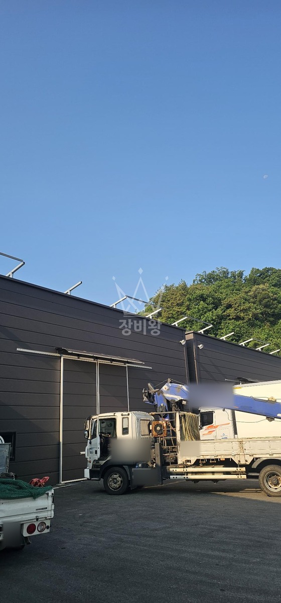 강원 원주시 흥업면 5톤 크레인 태양광 모듈 양중 작업사진 2