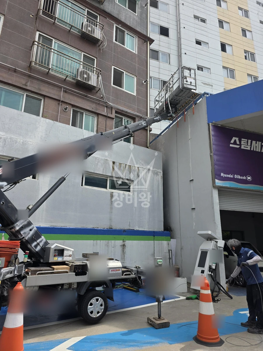 인천 검단구 마전동 1톤 스카이차 전선정리작업 작업사진 1