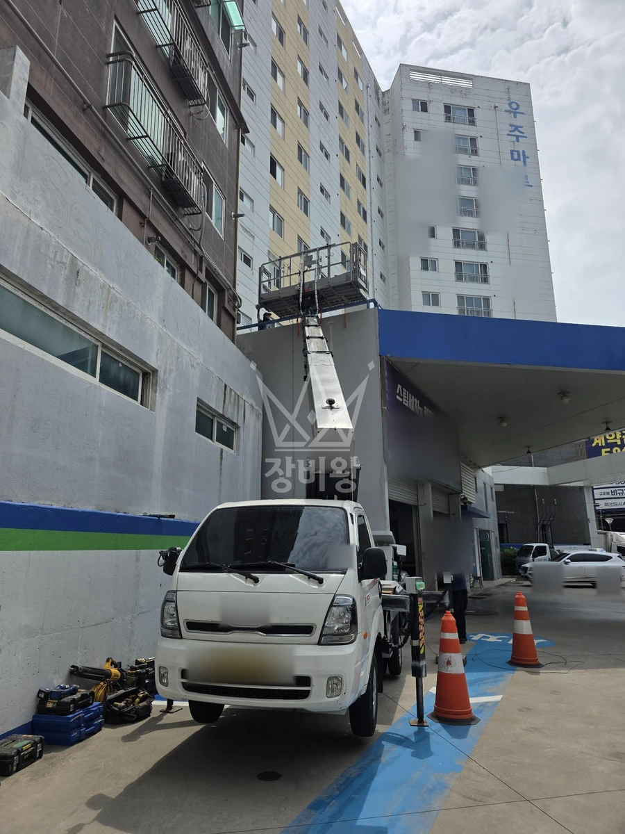 인천 검단구 마전동 1톤 스카이차 전선정리작업 작업사진 2