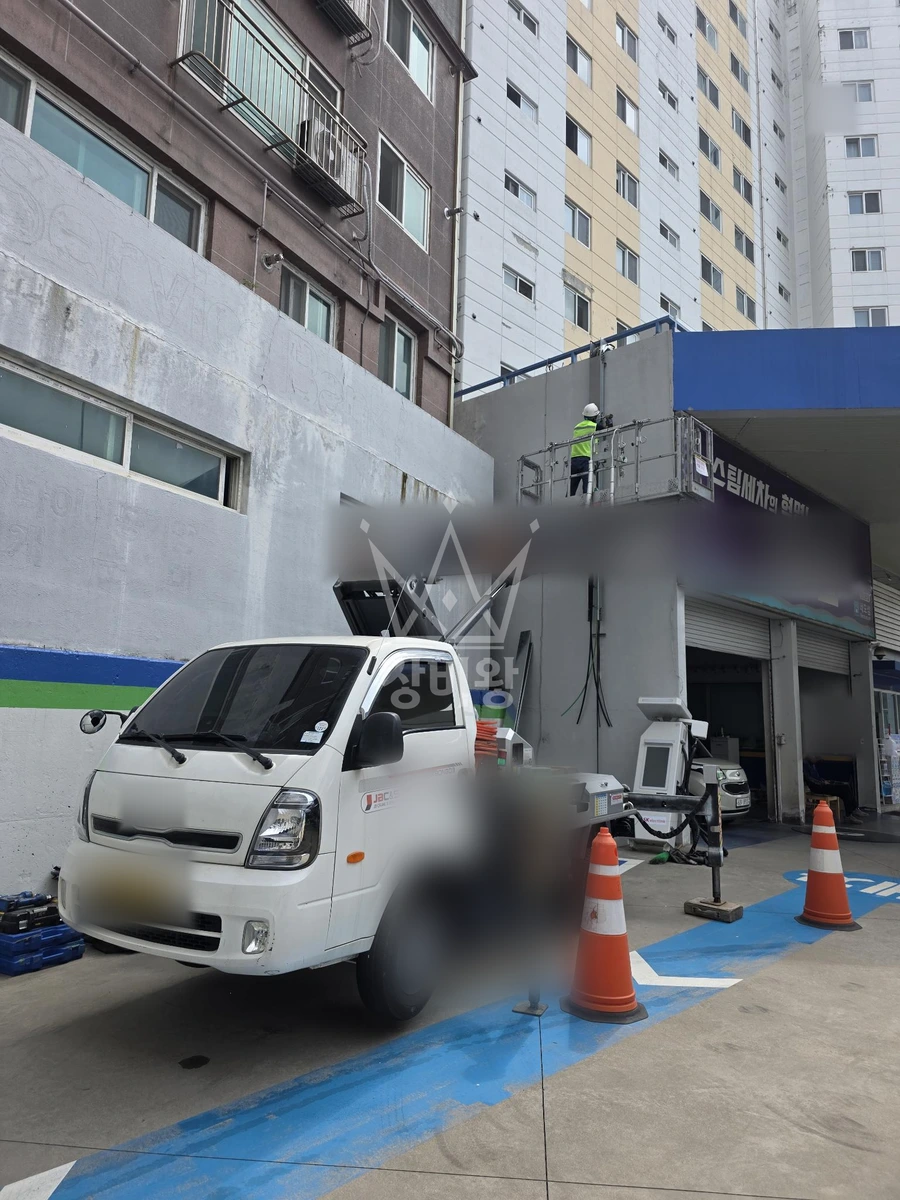 인천 검단구 마전동 1톤 스카이차 전선정리작업 작업완료사진 1