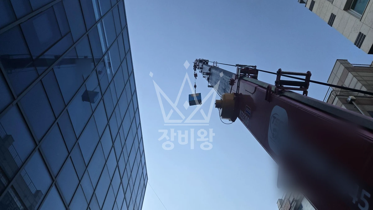 인천 제물포구 신흥동3가 5톤 크레인 베터리 / 자재양중 작업사진 2