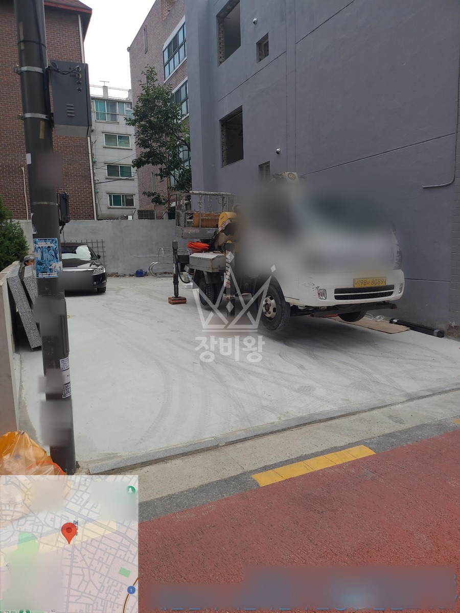 서울 은평구 구산동 1톤 스카이차 작업 현장 도착사진