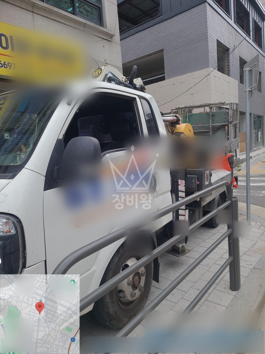 서울 은평구 구산동 1톤 스카이차 외벽 페인트 작업완료사진 1