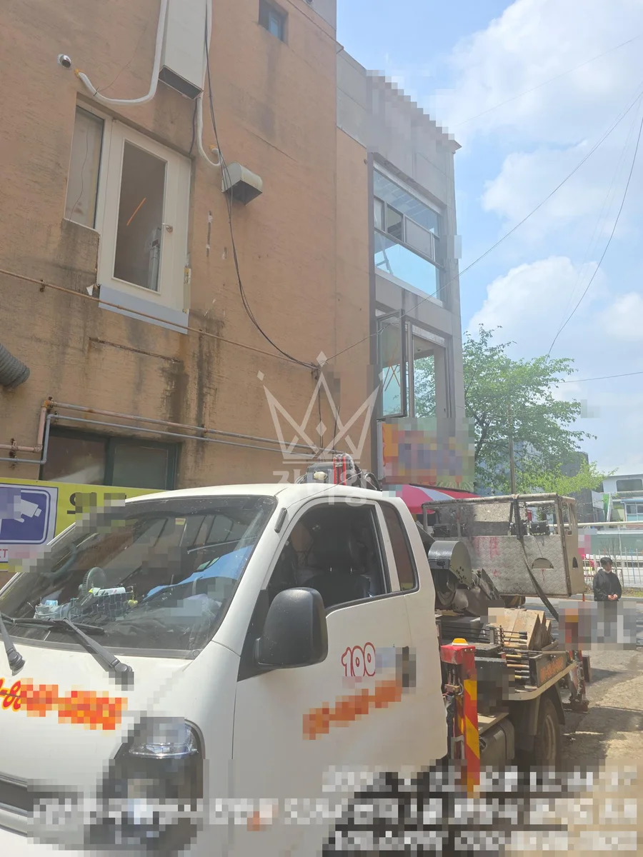 경기 화성시 병점구 1톤 스카이차 작업 현장 도착사진