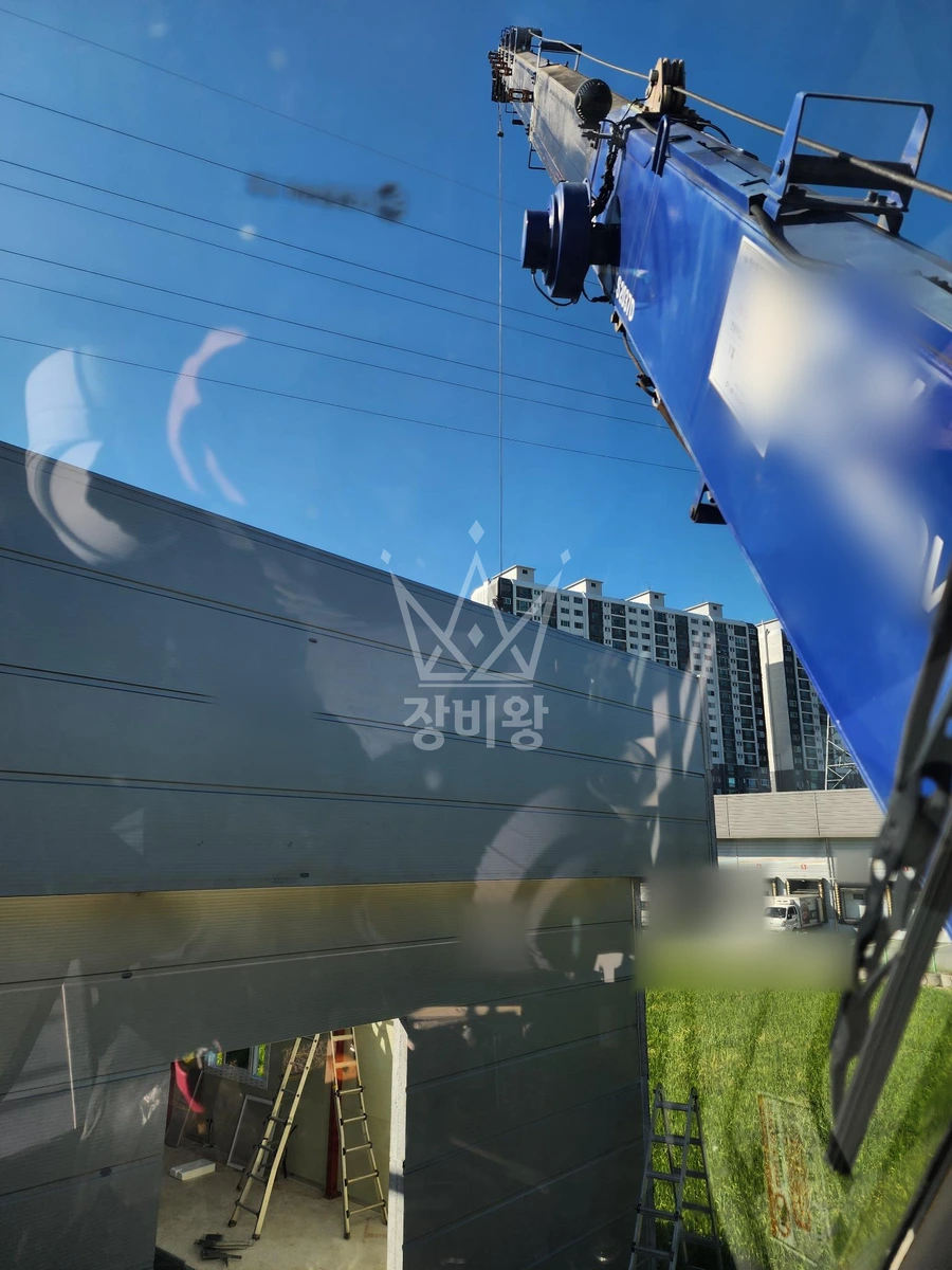 충남 아산시 좌부동 5톤 크레인 판넬 작업 작업사진 3