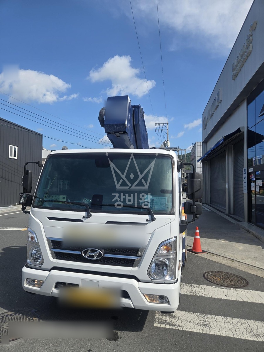 경남 창원시 의창구 북면 3.5톤 스카이차 작업 현장 도착사진